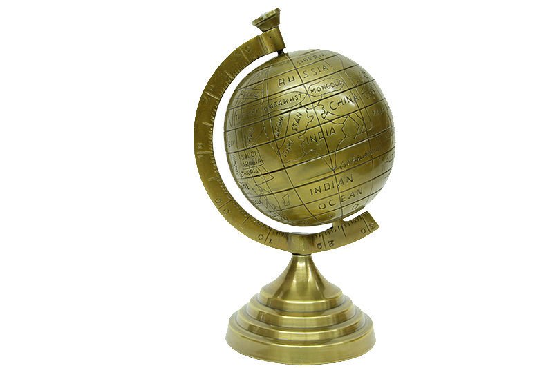 Yerküre Antik Bronz 7''