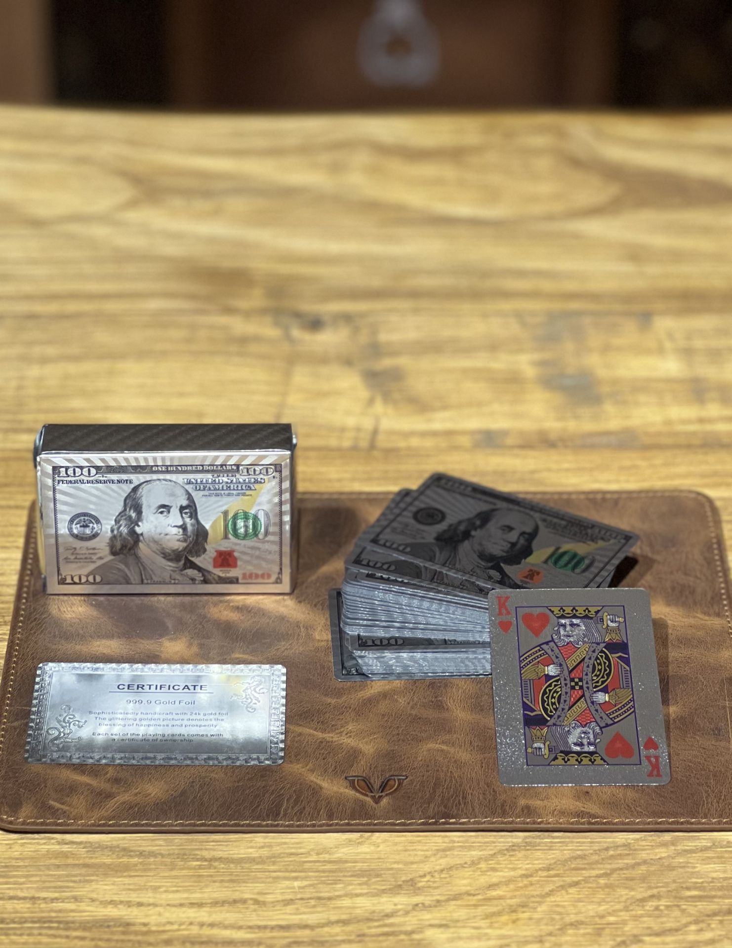 Silver Dolar Desenli Iskambil Kağıdı