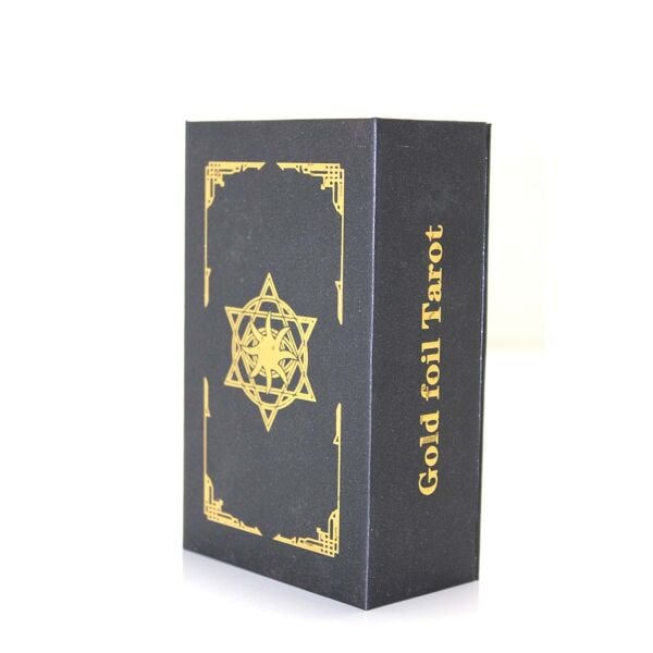 Premium Gold-Black Tarot Kartı