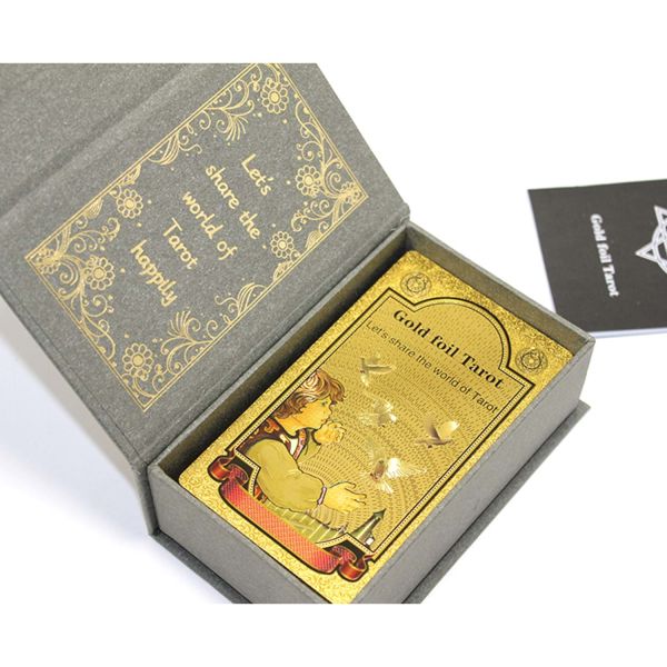 Premium Silver-Gold Tarot Kartı