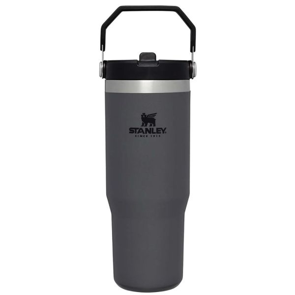 Stanley The IceFlow Flip Straw Pipetli Termos Bardak 0,89 Lt Gri
