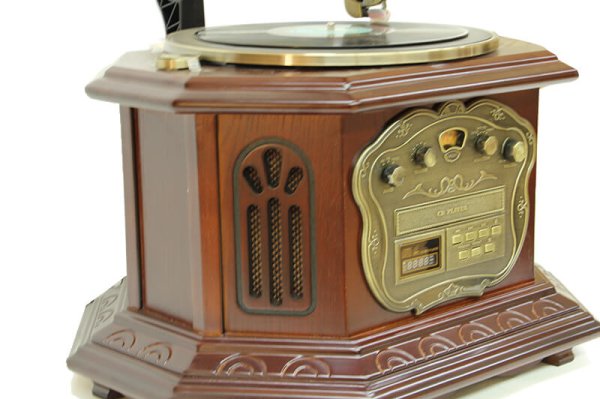 Crownwell Gramofon Sekizgen Elektronik
