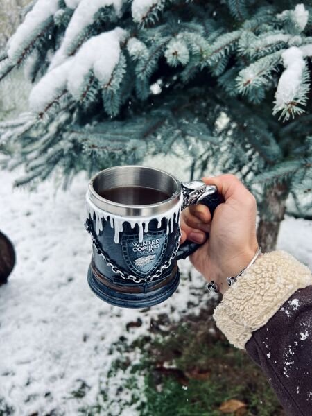 Winter İs Coming Stark Paslanmaz Çelik Kupa